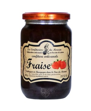 Confiture de Fraise artisanale Léonard Parli fabriquée en Provence