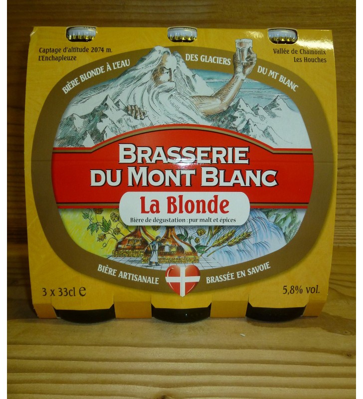 Bière Mont-Blanc blonde